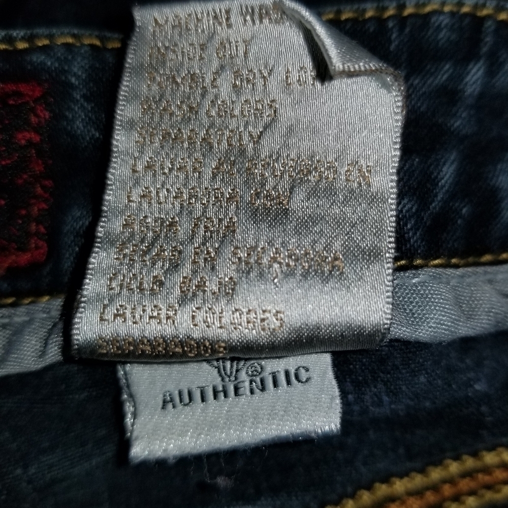 Baby Phat Carpenter Jeans Stretchy Flare Leg Size 7 - Picture 10 of 11